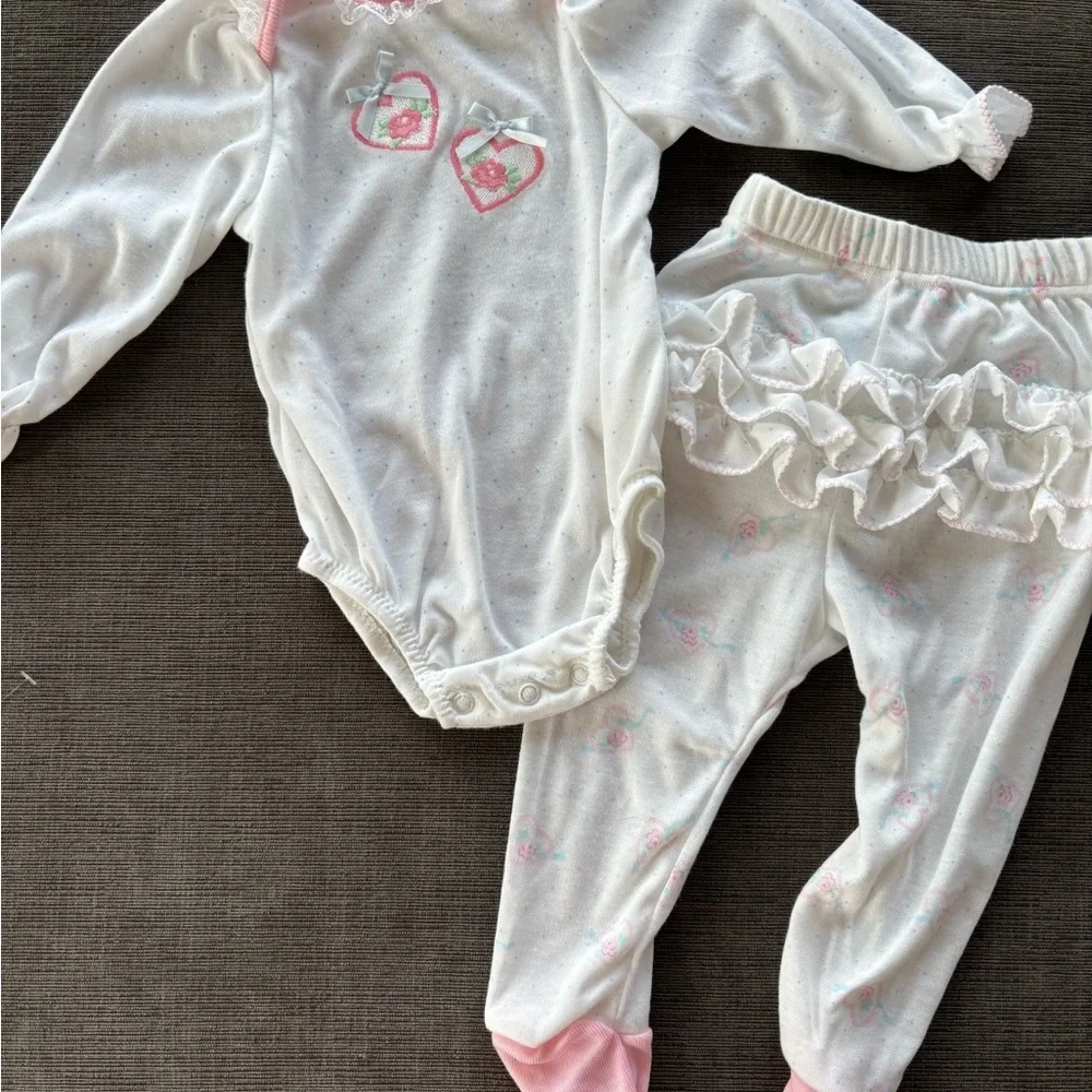 Vintage Carter's Baby Girl 2-Piece